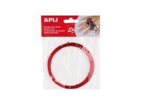 Apli - Kit artisanal de bijoux - 1.5 x 5 mm - rouge - fil métallique