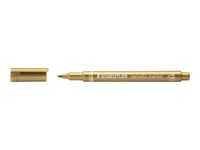 Marcador metalico oro staedtler punta fina