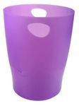 Exacompta Ecobin - Corbeille à papier 15L - violet translucide
