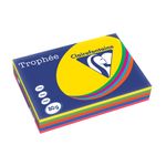 Clairefontaine Trophée - Papier couleur - A3 (297 x 420 mm) - 80 g/m² - Ramette de 500 feuilles - coloris assortis