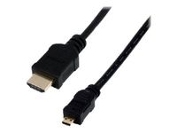 MCL Samar - câble HDMI haute vitesse avec ethernet type A (M) vers micro HDMI type D (M) - 2 m