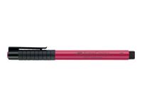 Faber-Castell PITT artist - Feutre pinceau à pointe souple - permanent - rose carmin - encre à l'eau - 2 mm