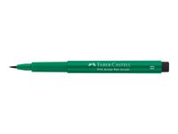 Faber-Castell PITT Artist Pen - Feutre pinceau à pointe souple - permanent - vert phtalo foncé - encre indienne