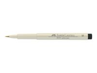 Faber-Castell PITT Artist Pen - Feutre pinceau à pointe souple - permanent - gris chaud I - encre indienne