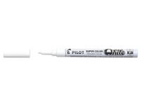 Pilot Super Color - Marqueur permanent - pointe fine - blanc