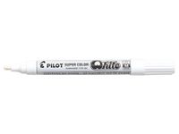 Pilot Super Color - Marqueur permanent - pointe moyenne - blanc