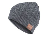 Bonnet connecté Archos Music Beany - avec écouteurs intégrés en Bluetooth - gris