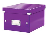 Leitz Click & Store - Caja de almacenamiento - para A5 - morado metálico