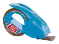 Tesapack Pack' n' Go - Dévidoir bleu avec ruban adhésif d'emballage - 50 mm x 66 m