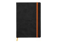 RHODIA Rhodiarama - Carnet souple A5 - 160 pages - ligné - noir