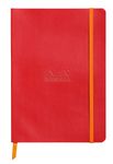 RHODIA Rhodiarama - Carnet souple A5 - 160 pages - ligné - coquelicot