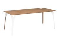 Bureau XENON - 190 cm - Pieds métal - Merisier italien