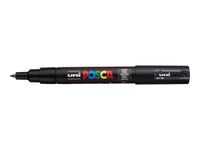 Uni POSCA PC- 1MC - 8 Marqueurs - non permanent - couleurs assorties - 0.7- 1 mm