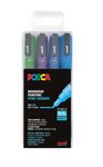 Posca - Pack de 4 marqueurs peinture - pointe fine