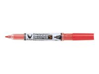 Pilot V BOARD MASTER S - Marqueur effaçable - pointe ultra fine - rouge