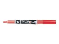 Pilot V BOARD MASTER S - Marqueur effaçable - pointe extra fine - rouge