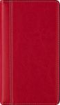 Agenda de poche spiralé Palermo Optivision - 1 semaine sur 2 pages - 9 x 16 cm - rouge - Brepols