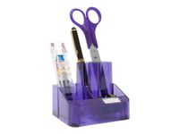 Rapesco - Pot à crayons violet transparent