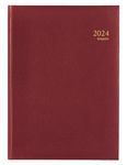 Agenda Lima Omega - 1 semaine sur 2 pages - 21 x 29 cm - bordeaux - Brepols