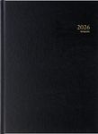 Agenda Santex Bremax - 1 jour par page - 21 x 29 cm - noir - Brepols