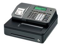Casio SE-S100 - caisse enregistreuse - certifié loi fiscale 2018 - Tiroir : 5 pièces et 3 billets - argenté