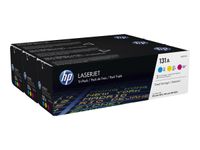 HP 131A - pack de 3 - jaune, cyan, magenta - cartouche laser d'origine (U0SL1AM)
