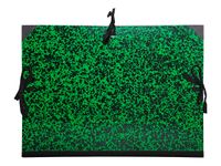 Exacompta - Carton à dessin - 26 x 33 cm - vert - fermeture par cordons