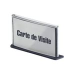 Plaque de signalisation Cinatur - Format carte de visite - Antracite