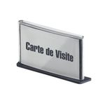Plaque de signalisation Cinatur - Format carte de visite - Aluminium