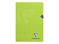 Clairefontaine Mimesys - Cahier polypro A4 (21x29,7 cm) - 96 pages - grands carreaux (Seyes) - vert