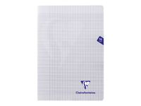 Clairefontaine Mimesys - Cahier polypro A4 (21x29,7 cm) - 96 pages - grands carreaux (Seyes) - transparent