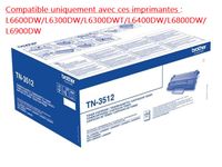 Brother TN3512 - noir - cartouche laser d'origine