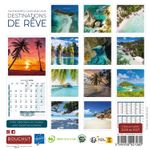 Calendrier illustré BOUCHUT 15 x 15 cm DESTINATIONS DE REVE Pefc 70 %