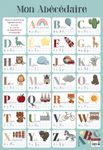 Poster pédagogique Abécédaire - 52 x 76 cm - Bouchut