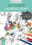 Coloriage géant BOUCHUT "L'Atlas Ma Planète" 80 x 120 cm