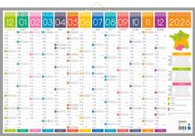 Calendrier bancaire année civile BOUCHUT "Tendance Maxi" 43 x 65 cm Pefc 70 %