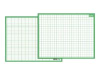 Bouchut - Ardoise mini - Séyès/Quadrillage - 26 x 21 cm - double face - vert