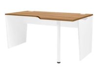Gautier office YES! - Mesa - rectangular curvado (derecha) - Italian wild cherry wood
