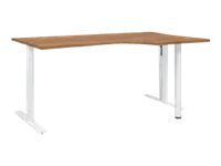 Gautier office YES! - Mesa - rectangular curvado (derecha) - Italian wild cherry wood