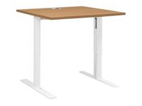 Bureau YES ! - 140 cm - Pieds ajustables - Merisier
