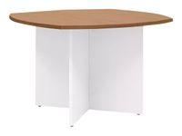 Table de réunion rectangulaire avec côtés arrondis YES ! - Merisier