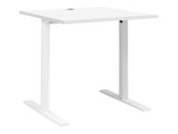 Bureau YES ! - 140 cm - Pieds fixes - Blanc