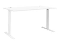 Bureau YES ! - 120 cm - Pieds fixes - Blanc
