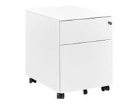 Caisson mobile ARPE/SUNDAY - Profondeur 54 cm - 2 tiroirs - métal laqué blanc