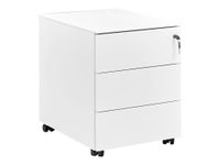 Caisson mobile ARPE/SUNDAY - Profondeur 54 cm - 3 tiroirs - métal laqué blanc