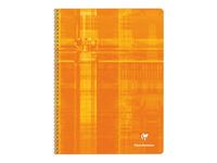 Clairefontaine - Cahier à spirale 24 x 32 cm - 180 pages - petits carreaux (5x5 mm) - disponible dans différentes couleurs