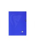 Clairefontaine Mimesys - Cahier polypro 17 x 22 cm - 96 pages - petits carreaux (5x5 mm) - bleu