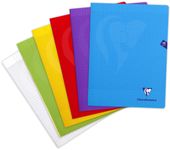 Clairefontaine Mimesys - Cahier polypro 24 x 32 cm - 48 pages - grands carreaux (Seyes) - disponible dans différentes couleurs