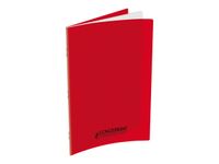 Conquérant Classique - Cahier polypro A4 (21x29,7cm) - 48 pages - grands carreaux (Seyes) - rouge