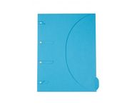 Smartfolder - Chemise à 3 rabats - bleu